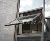 Ventana de aluminio de apertura Proyectante instalada en Villalba, Madrid